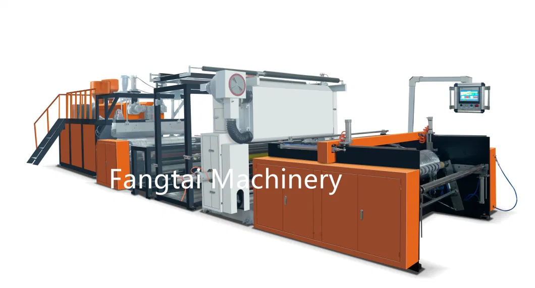 Double Layer LLDPE Stretch Film Making Machine 500/1000/1500mm with Online Printing Machine
