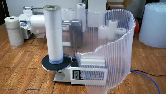 Mini Cushioning Air Bubble Packaging Filling Making Machine for Air Column Bag Wrap Roll 