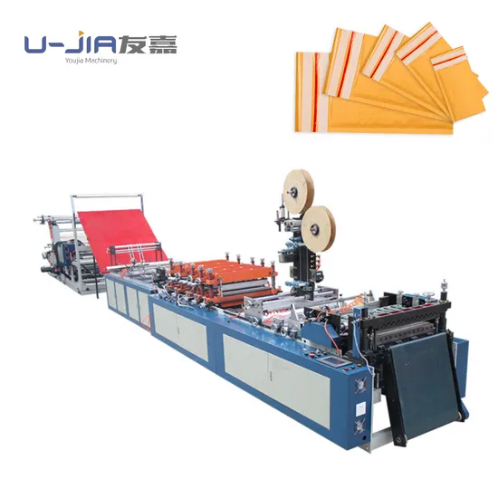 Automatic Double Lines Multiple Air Bubble Film Envelope Bag Making Machine 
