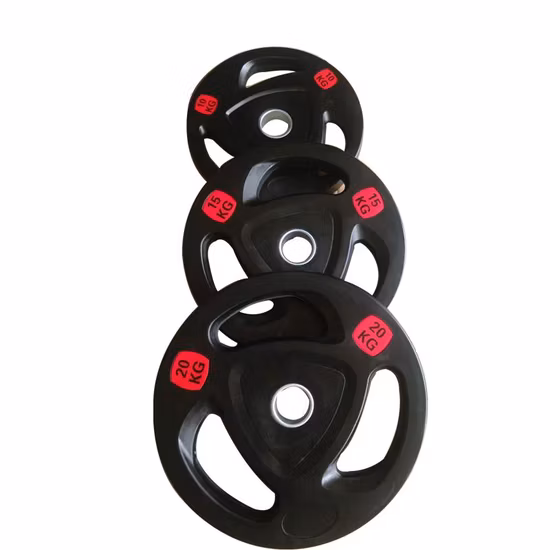 Fitness Equipment Colored Frosting Rubber Plate Gym Accessories