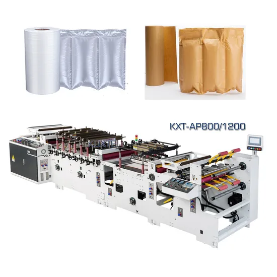 IR Column Bag Protective Package Inflatable Wrap Pack Bubble Bag Film Making Machine for Laptop Wine Packaging Material Bubble 