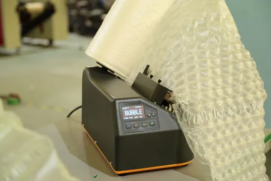 New Launch Customized Logo Inflatable Packaging Air Bubble Film Bag Making Machine 