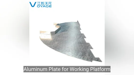 Aluminum Alloy Processing Platform Plate Accessories for Wind Turbine Tower 