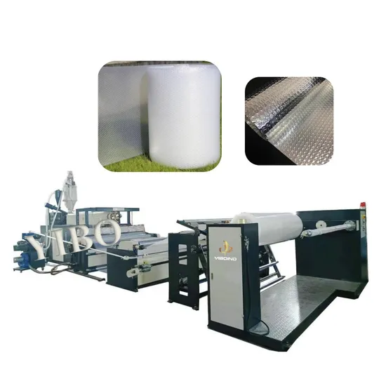 Plastic Express Bag Polyethylenen Air Bubble Film Making Machinery 