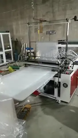Two Sides Sealing PE EPE Foam Air Bubble Film Poly Mailer Envelope Pouch Bag Making Machine 